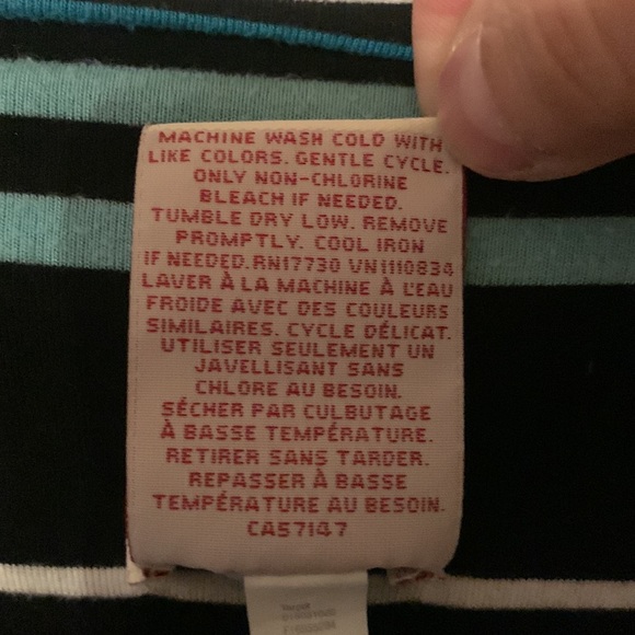 Multicolored Striped Skirt - Picture 6 of 6